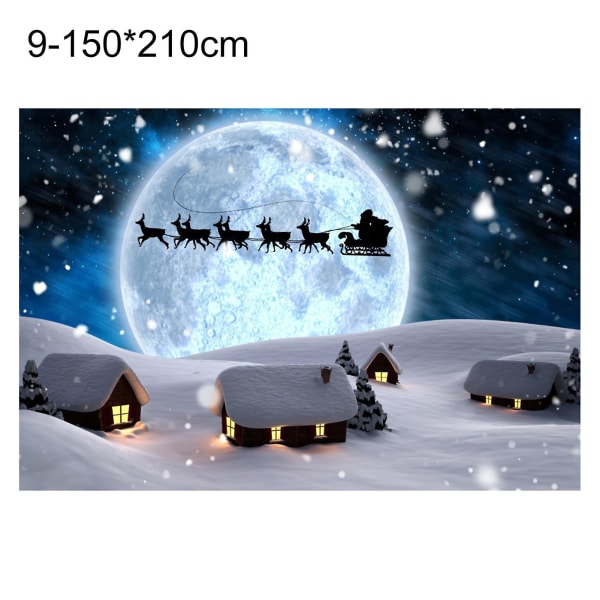 Sinknap Christmas rypistymätön kangas tausta pestävä valokuvastudion taustanäytön juhlasisustus Colorful,4XL