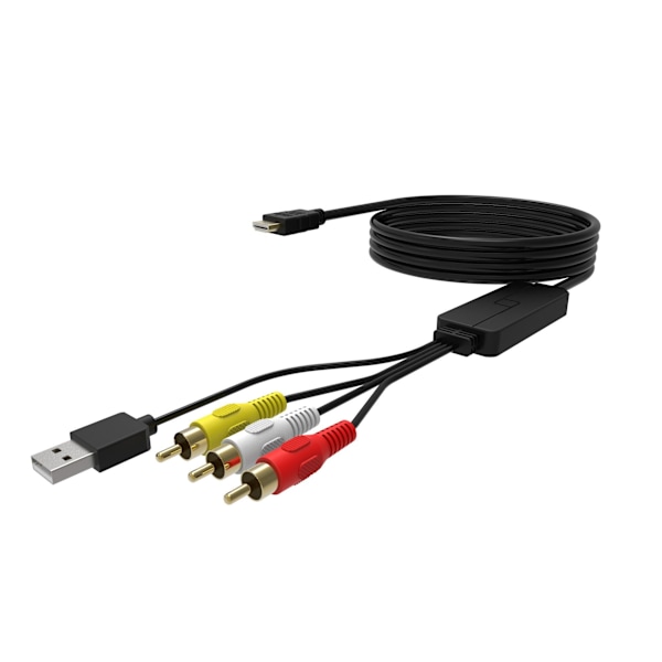 Uusi TVBOX/PS3 projektorilla, teräväpiirto-TV, AV-kaapeli virtalähteellä, HDMI-3rca muunninkaapeli