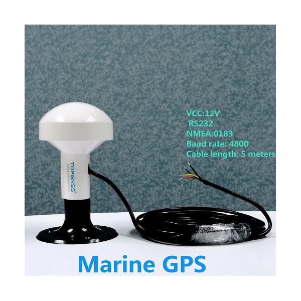 Rs232 Gps Marine Gps -vastaanotin antennimoduuli Nmea 0183 Nopeus 4800 Jännite 12 V kaapeli on 5 metriä