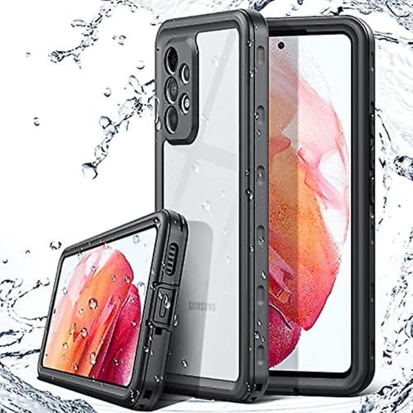 För Samsung A53 5g case,a53 5g vattentätt case med inbyggt skärmskydd Dammtät Stötsäker 360 helkroppsförseglad skyddande case för