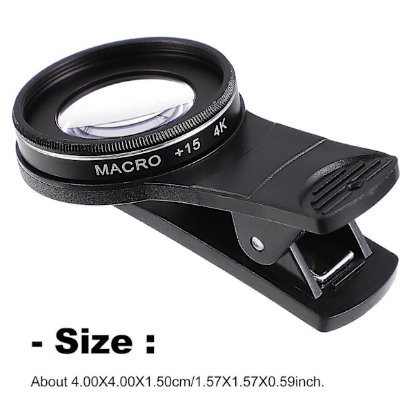 4k High Definition Telefon Makro Linse Clip Design Telefon SLR Kamera Linse (15X 30X)