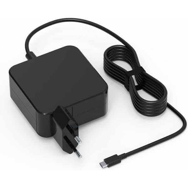 Typ C strömadapter för 65 W USB-C-batteri för MacBook Pro/Air, Lenovo Thinkpad, HP Chromebook, ASUS, strömkabel