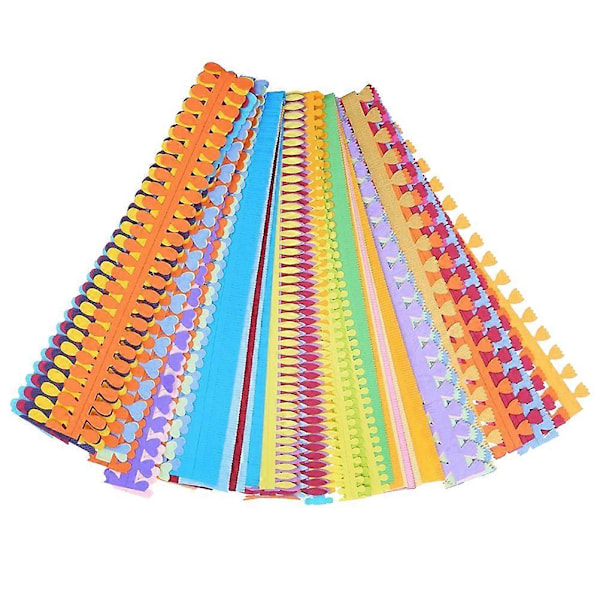 60 st Blomster Quilling Konst Remmar DIY Blommor Kronblad Quilling Pappersremsor