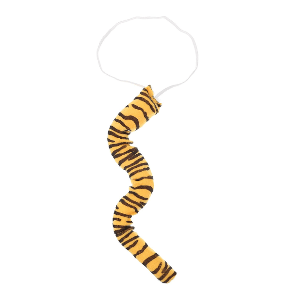 Suloinen eläintarvike Tiger Tail Performance Hauska Halloween Tiger pukeutuminen Rekvisiitta Pehmo Tiger Tail Naamiaiset juhlatarvikkeet