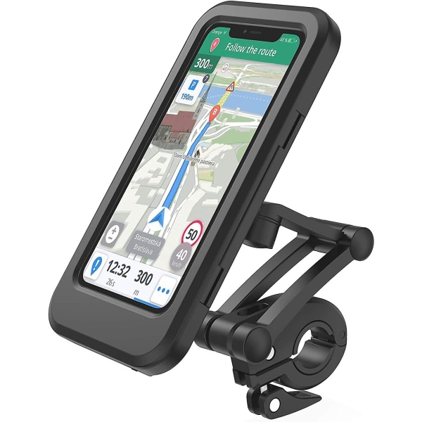 Cykel Mobiltelefon Holder, Vandtæt Smartphone Holder Med Touch Screen