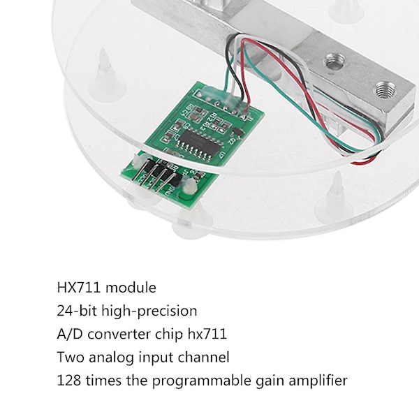 Elektronisk Köksvåg Lastcell Viktsensorer 5kg Hx711 Ad Modul Sensor