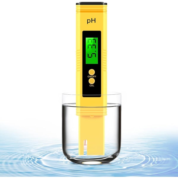 Ph-måler til vand, digitalt ph-måler 0,01 opløsning Høj nøjagtighed ph-tester med lcd, 0-14 ph-måleområde til husholdningsdrikke, pool, akvarium