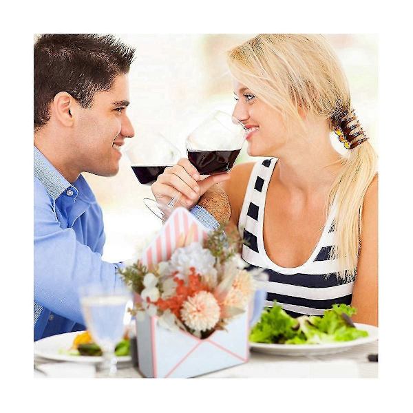5 st Blomsterkuvert Papplådor Blomsterpappersförpackning Papperslådor för Bröllop Födelsedagspresent