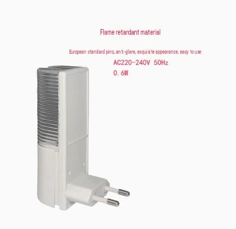 5 stk, plug-in nattlys med skumring-til-daggry-sensor, varmhvitt lys plug-in LED nattlampe