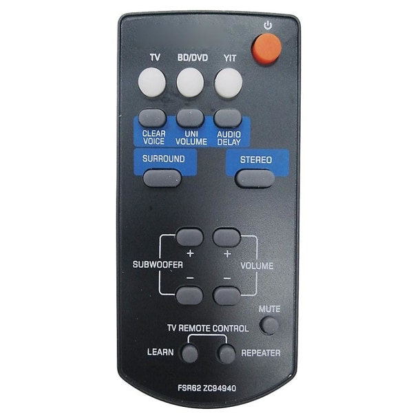 Fsr62 Zc94940 Fjärrkontroll för Yamaha Soundbar