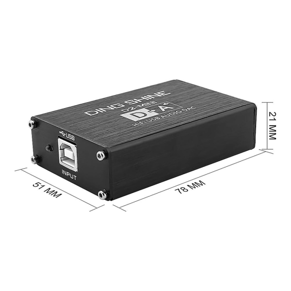 ES9018K2M äänidekooderi DAC HIFI USB äänikortin dekoodaustuki 32-bittinen 384 kHz power kotiteatterille