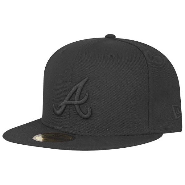New Era 59Fifty Cap - MLB BLACK Atlanta Braves