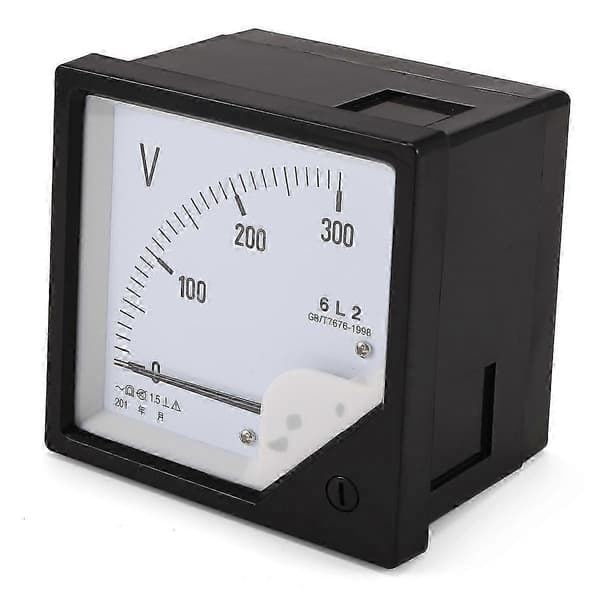 6L2 Voltmeter AC 300V Pekartyp Spänningsmätare Mekanisk Header_c*