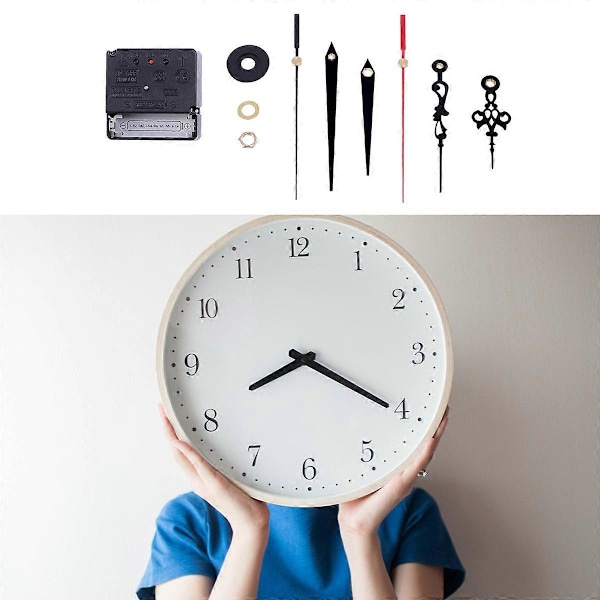Metall Veggklokke DIY Veggklokke Mekanisme Klokke Lagingssett Wifi Klokke Stille Veggklokke Klokke Mekanisme