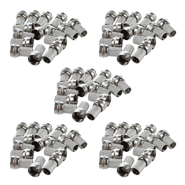 15 stk Rg6 Type F Vridde Koaksiale RF-kontakter