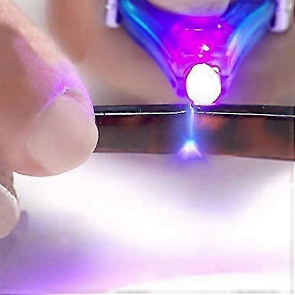 5 Sekunders Hurtigreparasjon Flytende Limpenn UV-Lys Repareringsherding Glass Sveising LCD Berøring Metallverktøy Plastbinding Selvklebende Fyllstoff For Kontor (blå) (2