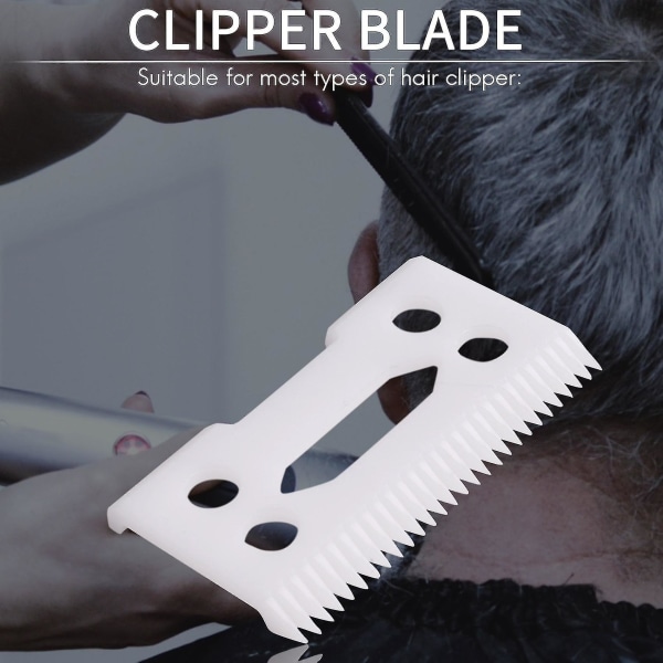 Ny 2 stk 28 tænder Zirconia Keramisk Clipper Blade Til Senior Clipper