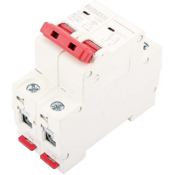 Miniaturskæringsafbrydere 2p 40a Dc 500v Fotovoltaisk Mini Skæringsafbryder Mcb Sikkerhedsafbryder Dz47-63z-2p Elektrisk Beskyttelsestilbehør