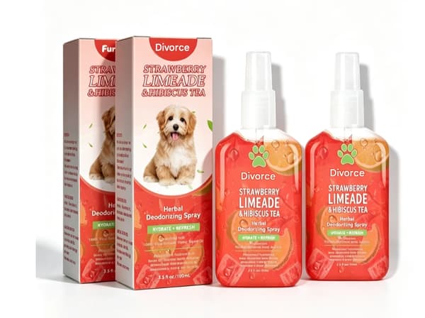 Luktfjernende forfriskende spray for kjæledyr, mild irritasjonsfri luktfjerner med langvarig duft for hunder, katter og husholdningsbruk 2pcs