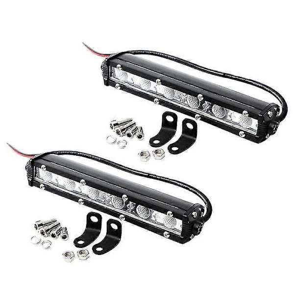 2 x 36W 7 tommers LED arbeidslyslinje Spot Kjøre tåkelys Offroad SUV Truck 6000K