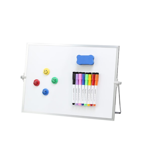 A4 skrivebords whiteboard, foldbar notesbog whiteboard, nem at opbevare og slette lille whiteboard til noter og studier