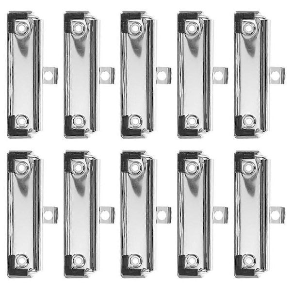10 st Clipboard Clips Fil Dokumentbräda Clips Metall Clipboard Hårdvara Tillbehör