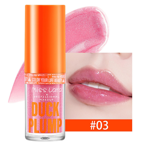 Professionell Makeup Duck Plump Läppförstorande Gloss, 6 st Högpigmenterade Läppglans, Läppförstorande Gloss, Vegansk Formel