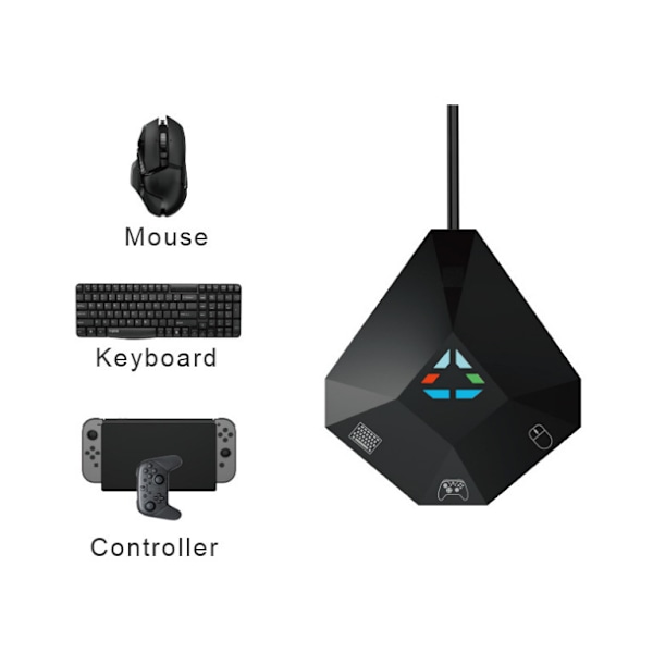 Tastatur- og museadapter til Nintendo Switch/ Ps4/ Ps3/ Xbox One/ Xbox 360 Konverter
