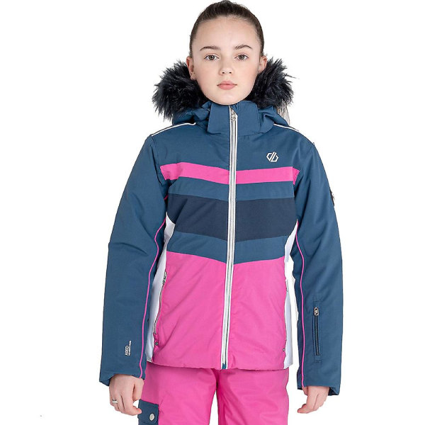 Dare 2b Girls Belief vandtæt åndbar skifrakke med hætte Grå XL
