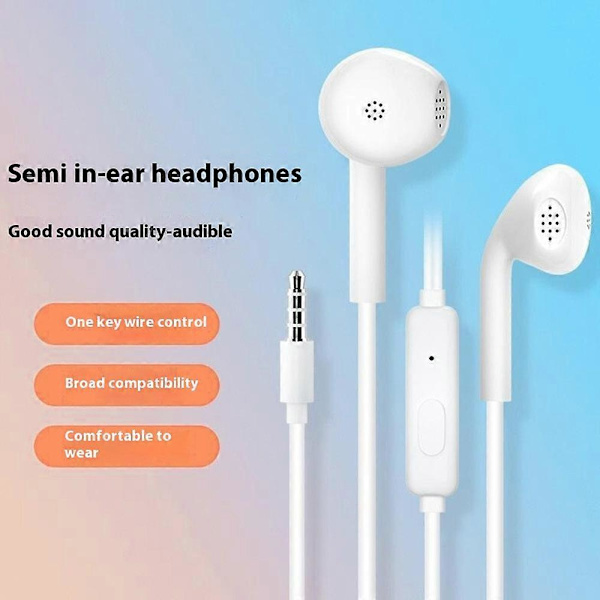 DUDAO X10s 1,2 m Trådbundna Hörlurar med Mikrofon 3,5 mm Jack Halv-In-Ear Hörlurar för Smartphone Laptop