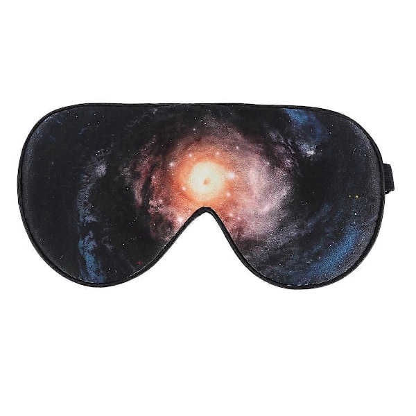 Stjärnklar Himmel Mönster Sovmask Kreativ Ögonmask Blindfold Skuggande Ögonlapp för Sömn Tupplur Resa