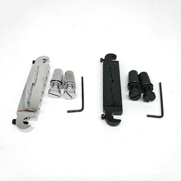 Elektrisk Gitarrbro All-in-One Bro Svansstycke Gitarr Rullsadel Bro, för LP Elektrisk Gitarr