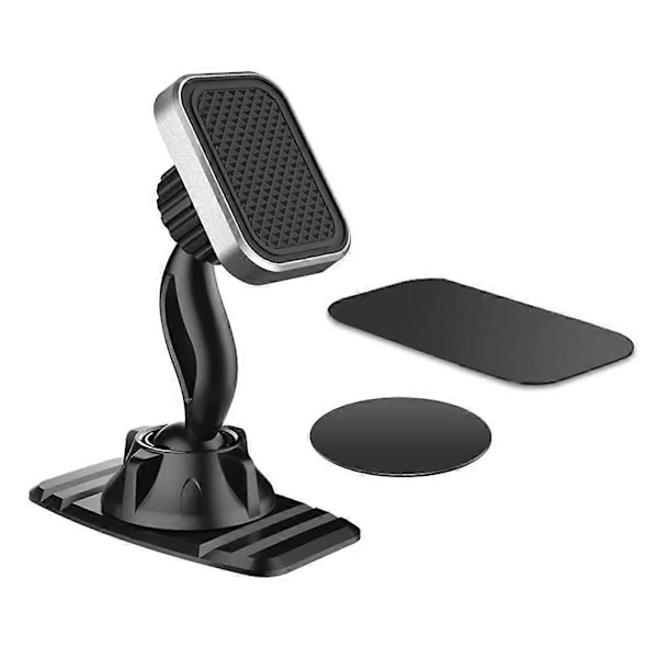 Magnetisk Telefonholder Bil Dashbord Universal Magnet Smartphone Holdere Mobiltelefon Stativ Feste Biltilbehør (Grå Stripe)