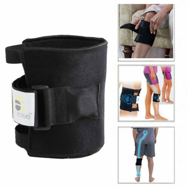 1 par Beactive Pressure Point Brace Avlasta Akupressur Ben Ischias Knästöd Lila XL