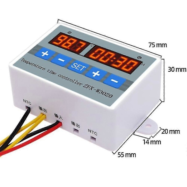 Zfx-w3020 Digital Intelligent Temperatur- og Tidstyrer (AC 220V)