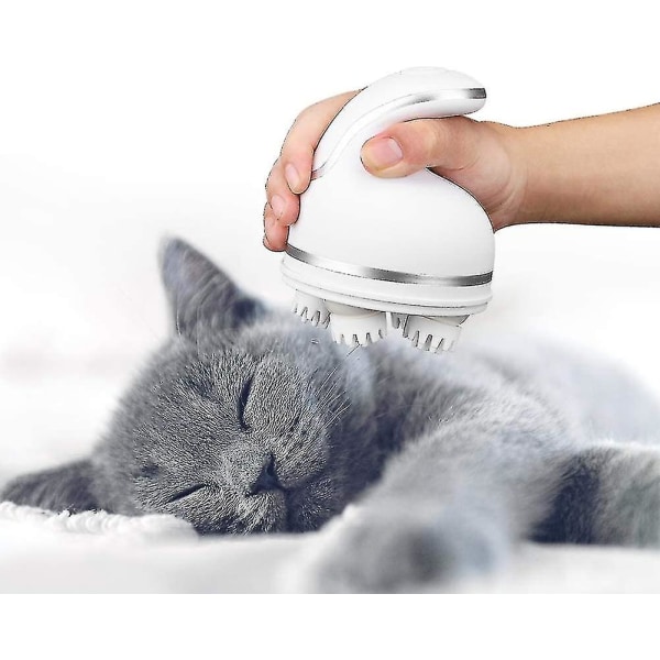Elektrisk massasjeapparat for kjæledyr, massasjeapparat for kattehode, elektrisk massasjeapparat for kjæledyr