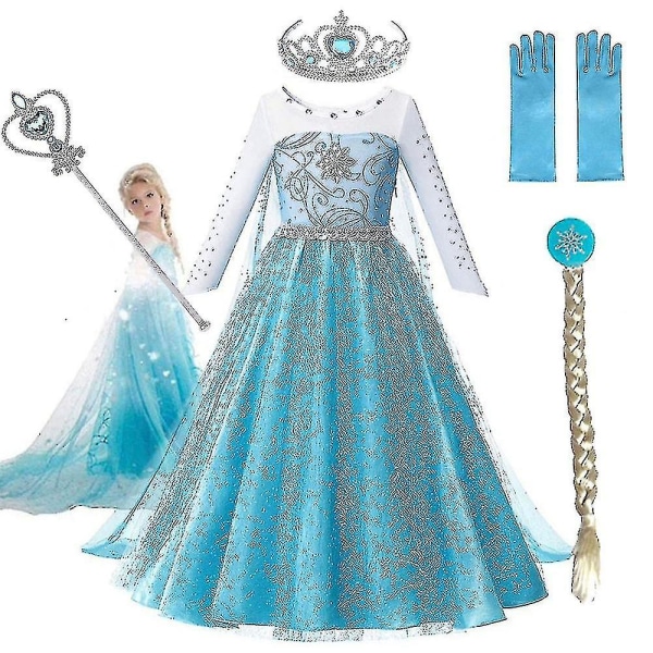 Elsa kjoler til piger Cosplay kostumer