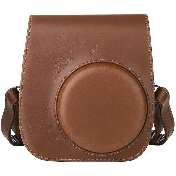 Kamerataske Premium Pu-lædertaske (1 stk, brun