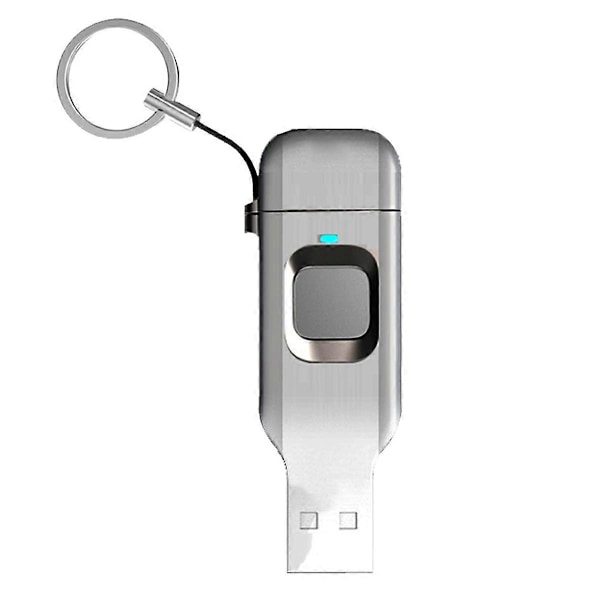 Fingeravtrykk Minnepenn Metall OTG Pendrive USB3.0 Type C for Laptop Telefon Lås Thumbdrive Jump USB