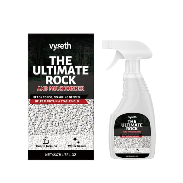 237 ml Rock- og Barkbinderspray, Klar-til-bruk Vannbasert Grusstabilisator