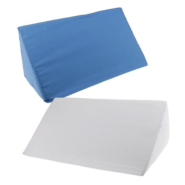 2pcs Acid Reflux Foam Bed Wedge Pillow Elevation Cushion Back Leg Support Pillow