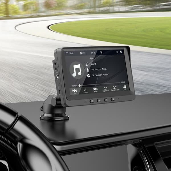 Bærbar stationær computer med stor skærm, trådløs forbindelse og alt-i-én smart navigationssystem