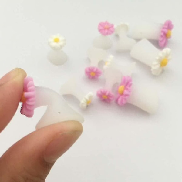 16-pack tåavskiljare, silikontåmellanlägg Pedikyrverktyg för nail art