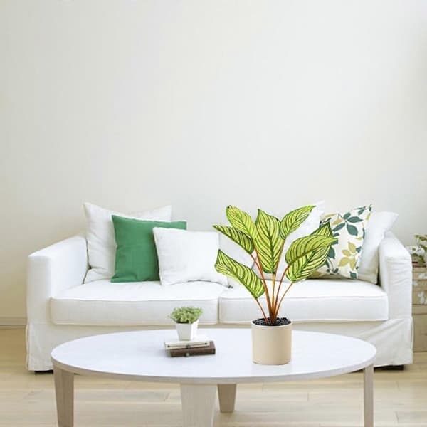 Kunstige planter, potteplanter, indretning