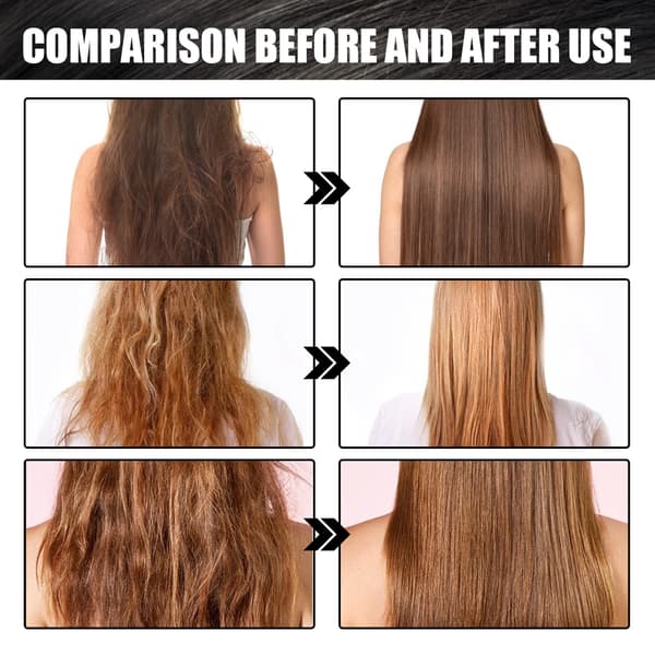 Keratin Hårvårdskräm, Återfuktande Utjämnande Hårbehandling för Torrt och Frissigt Hår 1pcs