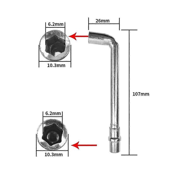 23 stk 3D-printerdysekit med 10 stk Mk8 0,4 mm 3D-printer messingdyseekstruder til 3D-printer