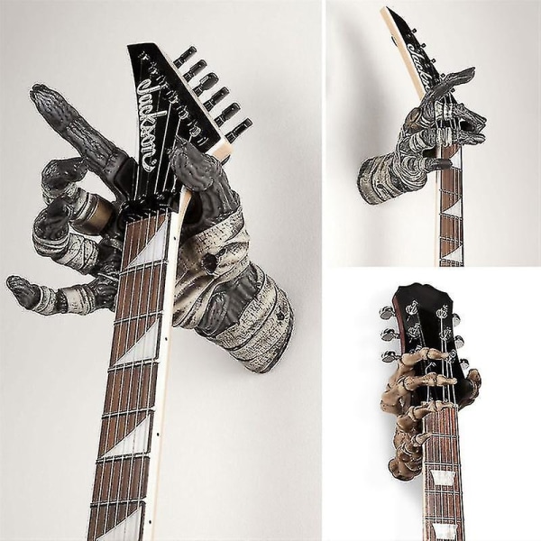 Mummy Håndgitarhenger Veggmontert gitarholder Personlig veggdekor til hjemmet