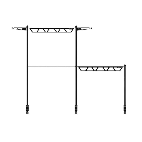 Multifunctional Outdoor Desktop Rack Mini Lamp Rack Detachable Aluminum Alloy Tableware Rack Camping Rack