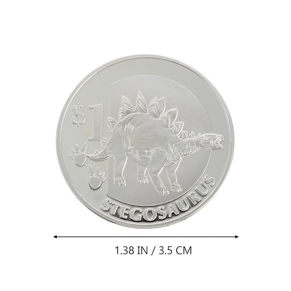 De Nye 2 stk. Dinosaur Minnemynter