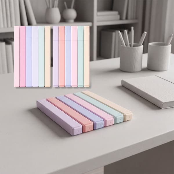 Pastellöverstrykningspennor (12-pack)